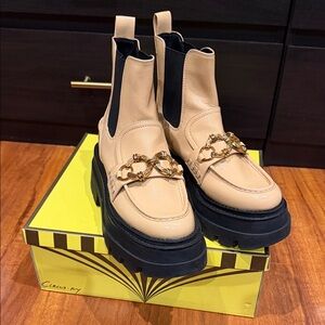 Circus Sam Edelman Brooks Patent Lug Platform Boots